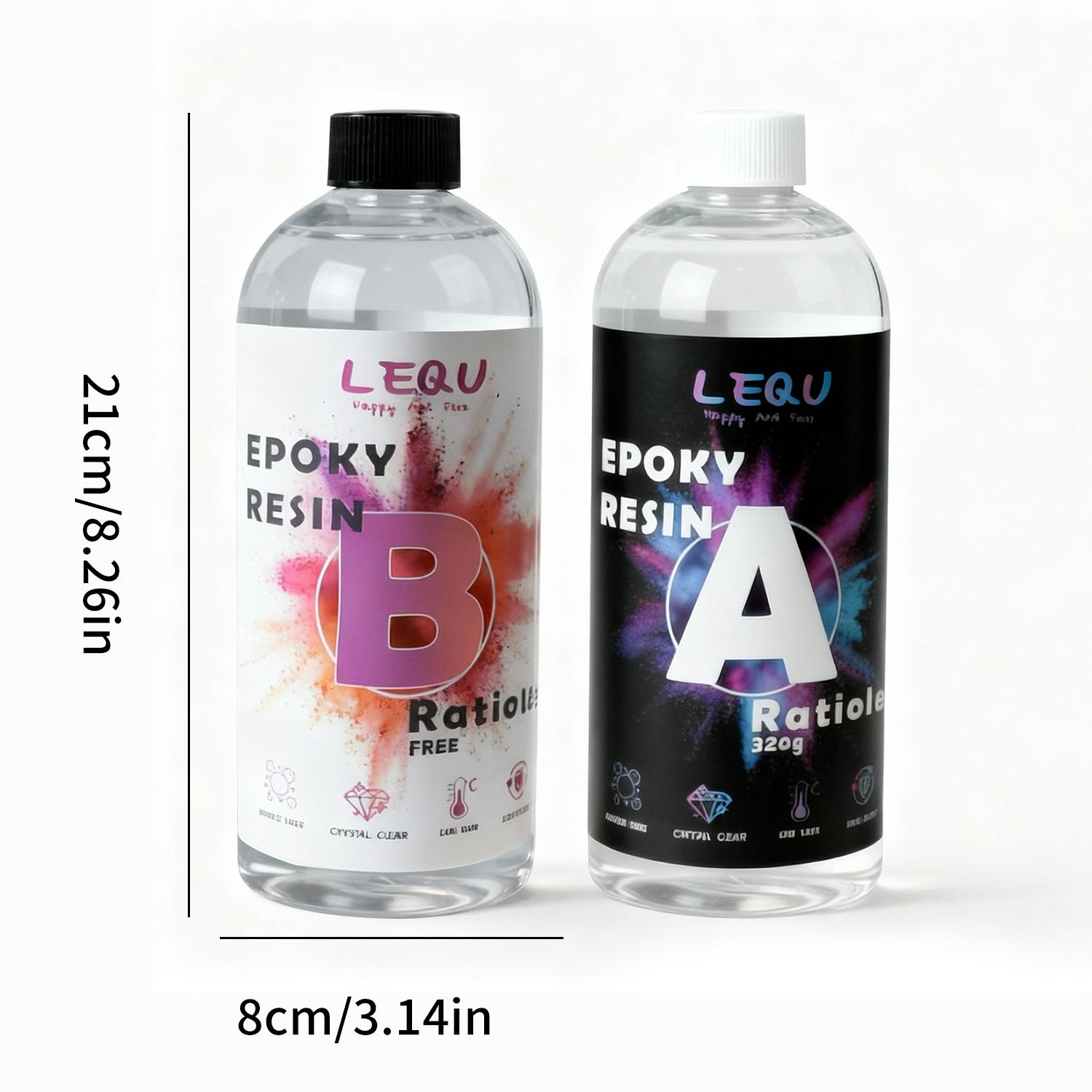 64 oz Ultra-Clear Epoxy Resin Kit—Bubble-free, yellowing-resistant, and self-leveling; ideal for coatings, casting, countertops, and river tables; fast-curing two-part epoxy; perfect for resin molds and crafts