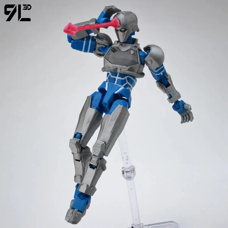 9L3D Printed Invincible Tech Jacket Toys Action Figures Titan13 T13 Dummy 13 Superheroes Multi-Jointed Movable Shapeshift Toys