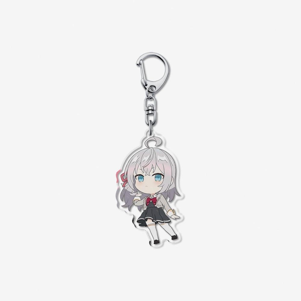 Anime Alya Sometimes Hides Her Feelings in Russian Acrylic Keychain Pendant Cartoon Masachika Alisa Keyring Decor Accessories