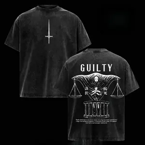 Hiromi Higuruma T-Shirt – Vintage Washed Jujutsu Kaisen Deadly Sentencing Anime Graphic Tee, Judgeman Domain Expansion Manga Print, Oversized Soft Cotton Streetwear, Unisex Casual Apparel, Gift for JJK Fans