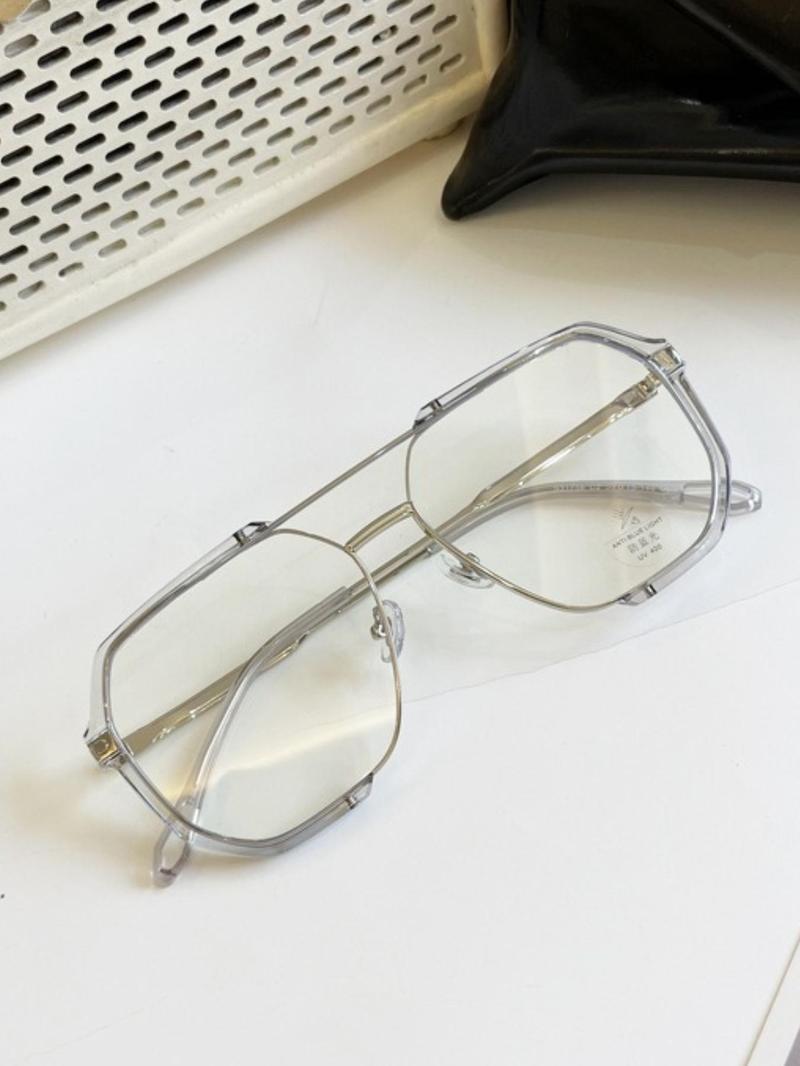 Simple Anti-blue Light Square Frame Eyeglasses, Basic Fashion Eyeglasses for Women & Men, Fashion Eyeglasses for Work, Daily Clothing Decor, Fashionable Frames Glasses