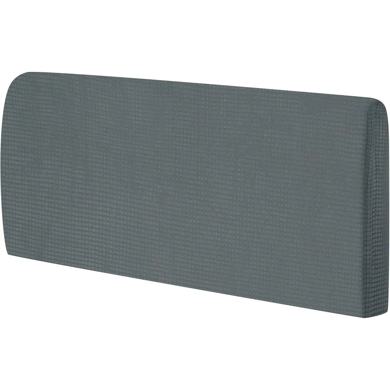 Bed Headboard Slipcover, 1.2m Stretch Bed Headboard Cover Dustproof Protector Cover Furniture Cover for 1.1-1.4m Headboard, Dark Grey