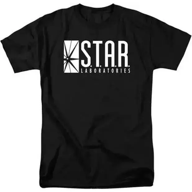 Unisex Star Laboratories Graphic T-Shirt, Sci-Fi Inspired Casual Short Sleeve Tee