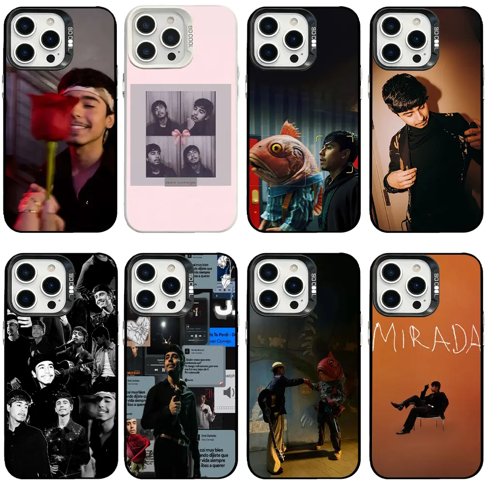 Soft Vintage Aesthetic Ivan Cornejo Print Phone Cases for iPhone 17 Air 16 Pro Max 15 14 Plus 13 12 11,  Trendy Birthday Gift for Regional Mexican Music Teen Fans