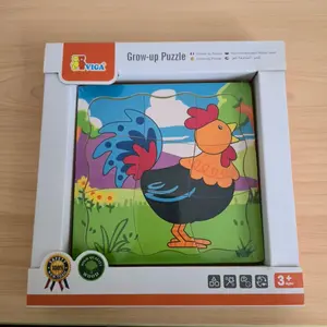 Chicken Frog Puzzle: Watch Chick Grow Up! Ideal for Early Science and Fine Motor Skills, Learn How Frogs Grow Up, Preschool Stem Starter Kit