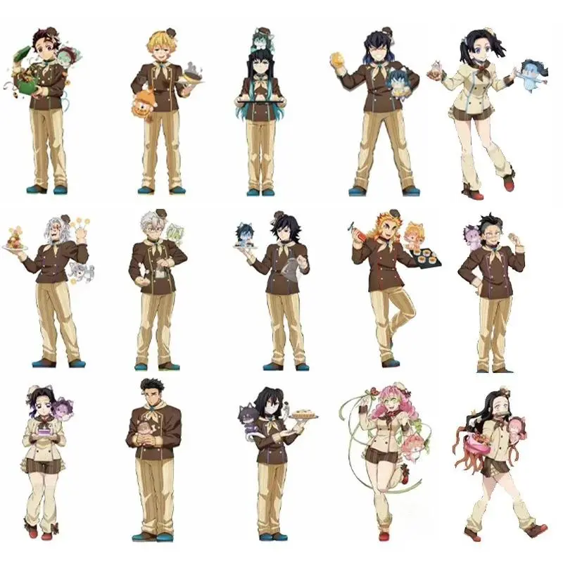 DEMON 2026 Valentine's Day Ver. Rengoku Kyoujurou Acg Stand Giyu Figure Double Insertion Acrylic Stand Genya Standing Plate Toys