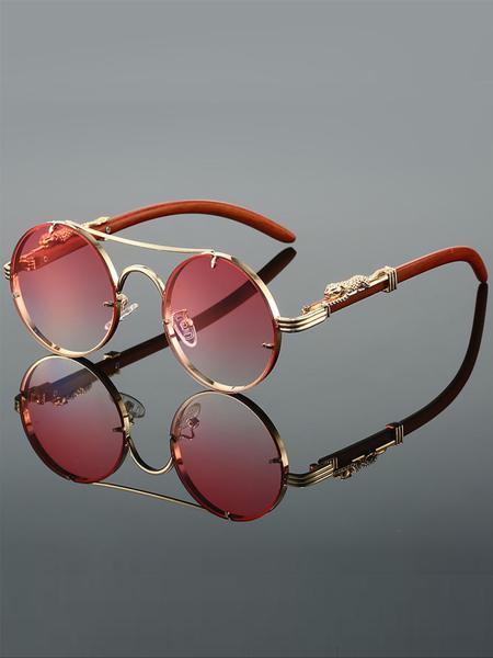 Stylish Summer Round Frame Sunglasses, Lightweight Durable Travel Accessory for Sun Protection, Perfect for Outdoor Activities and Fashion Statement Light Protection Glasses for Women Women's Clear