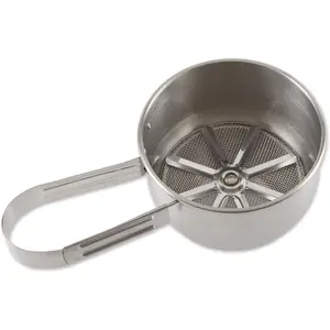 Endurance(R) Stainless Steel  -Hand Sifter, 1 Cup | Top Cakes, Sift Flour, Marinade BBQ &  | Dishwasher Safe |  Sugar, Sift Flour, Spread Toppings &