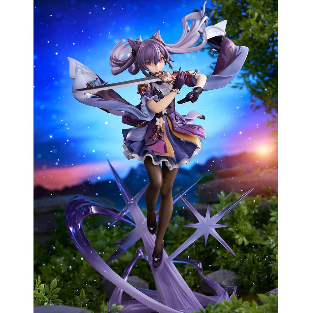 22CM Anime Game Genshin Impact Keqing Figure Anime Chinese Style Cute Cool Model Toys Gifts Collection Action Ornaments PVC
