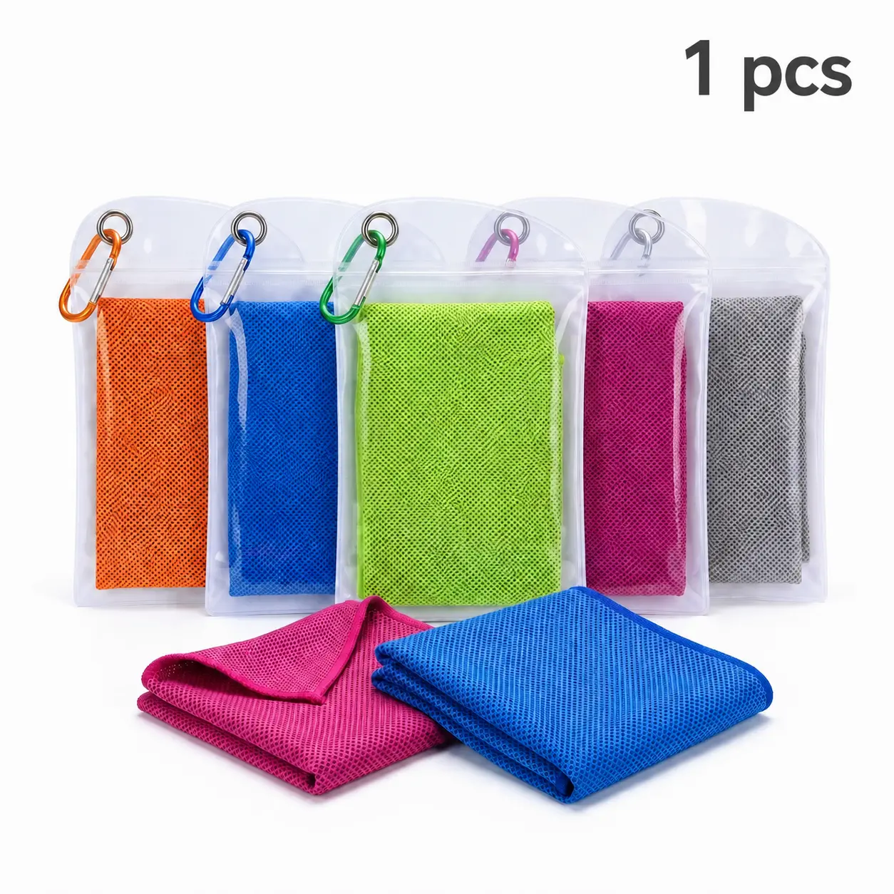Cooling Microfiber Sports Towel - Soft, Breathable, Fits Neck, Machine Washable, Multiple Colors for Gym & Outdoors, Running/Golf, Unisex