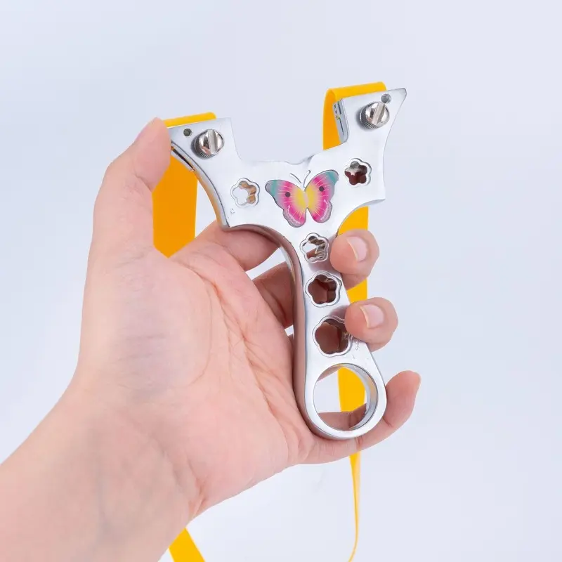 New butterfly slingshot, Vietnamese-style straight quick-release design, high precision, equipped with thickened flat rubber bands, suitable for outdoor competitions