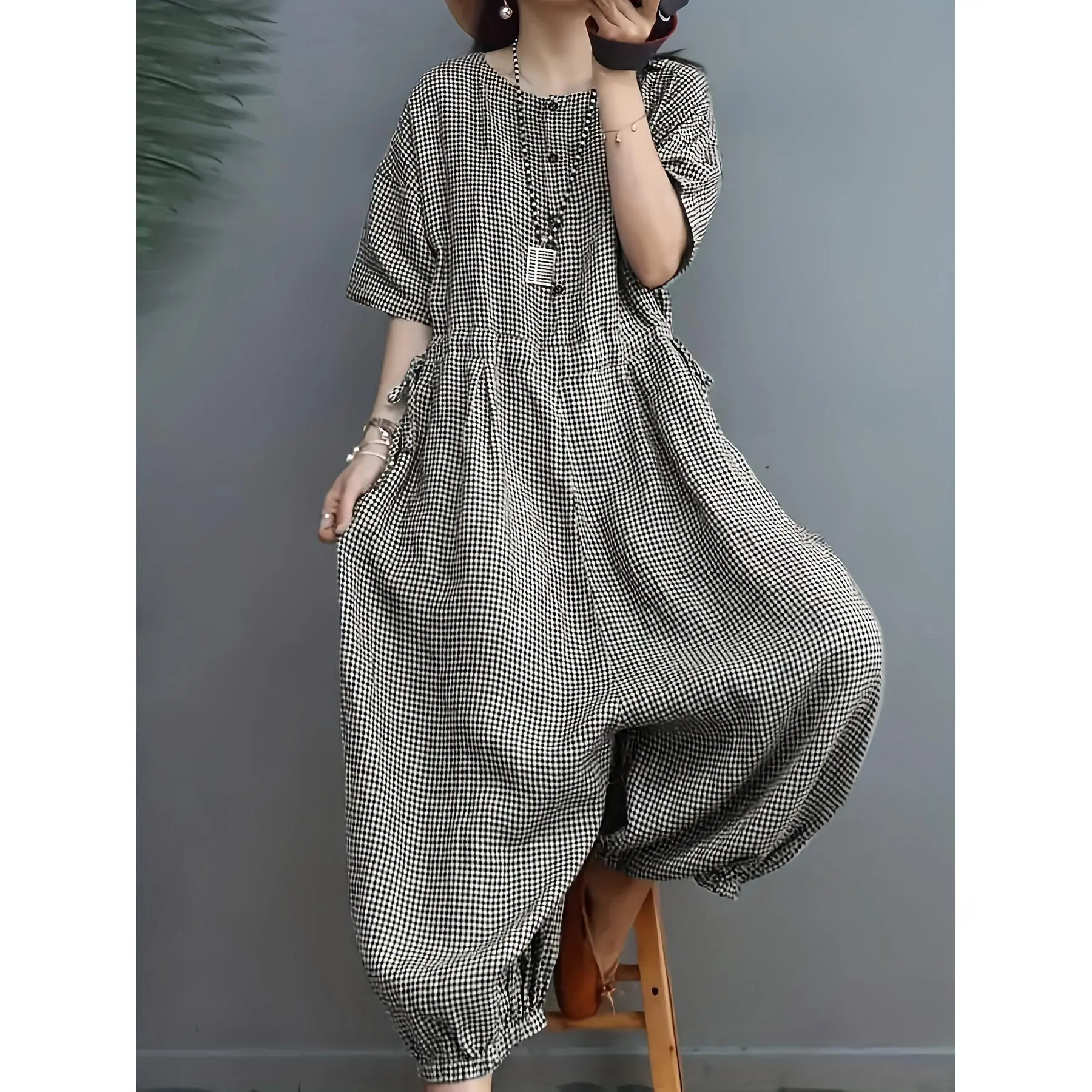 Design-Sense New Autumn All-Match Jumpsuit Women'S 10072