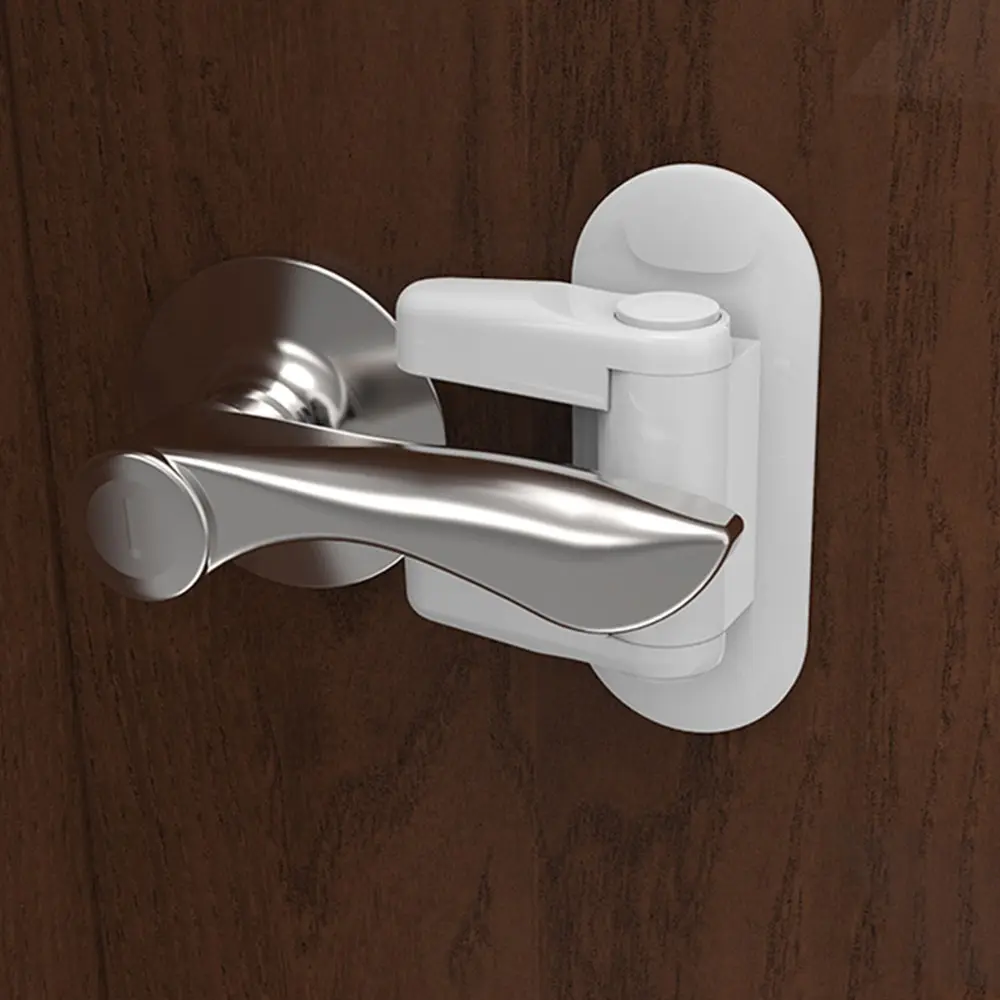 Child Safety Door Handle Lock, Baby Proof Door Handle, No Drilling Installation, Home Safety Lock, Suitable for Doors and Windows, Nursery, Toddlers