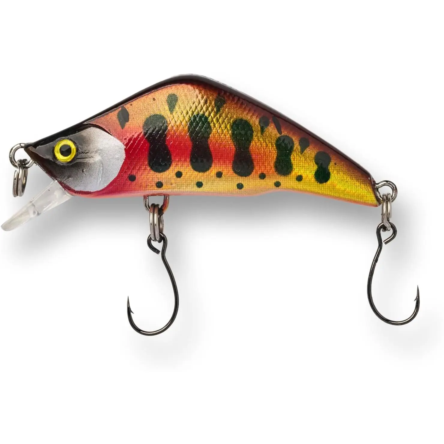 Widdle Wobbler 50 – Ultralight 4g Wobble Minnow Crankbait Fishing Lure (50mm) – Wounded &  Series – Single Barb Hook – Trout, Bass & Panfish Lures