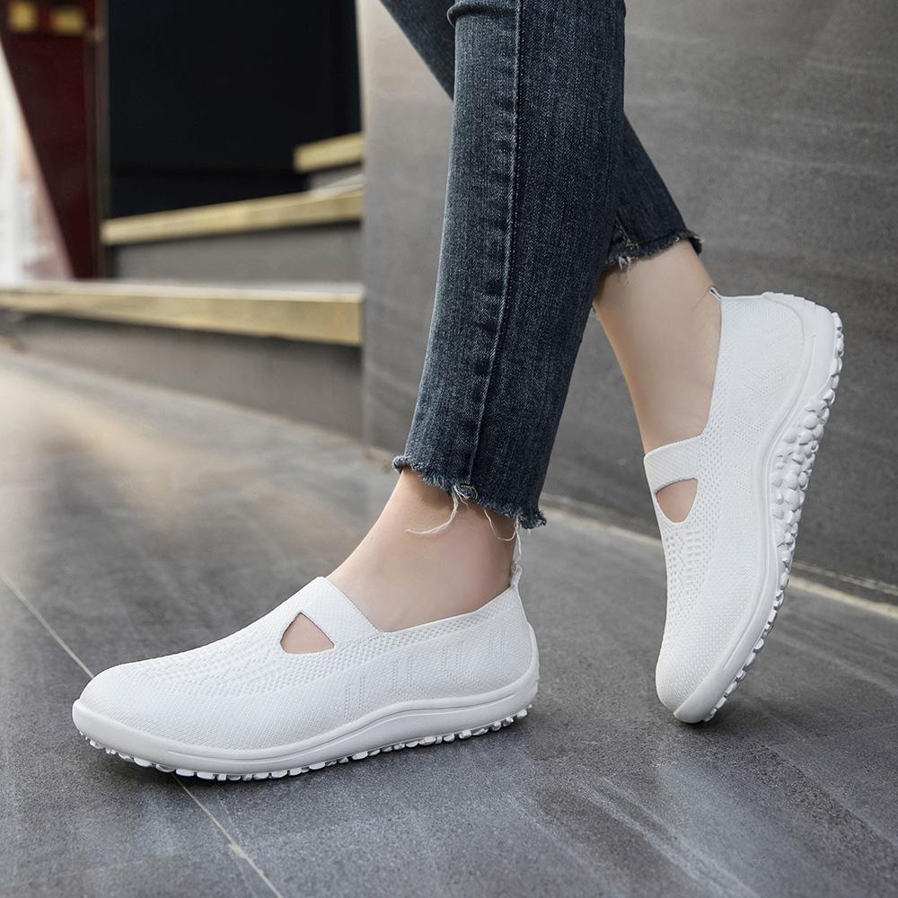 Barefoot Flats Shoes for Women Casual Slip on Zero Drop Mesh Minimalist Walking Fashion Wide Toe Box Sneakers Lightweight Summer Athletic Sports Loafer