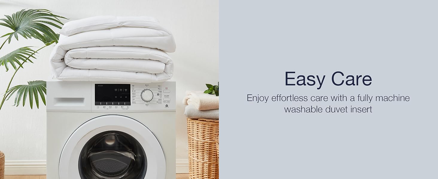 Duvet Insert Full Comforter Cooling Blanket Lightweight Hypoallergenic Reversible White Comforter with Box Stitching Bedding Down Alternative Machine Washable, Full, White