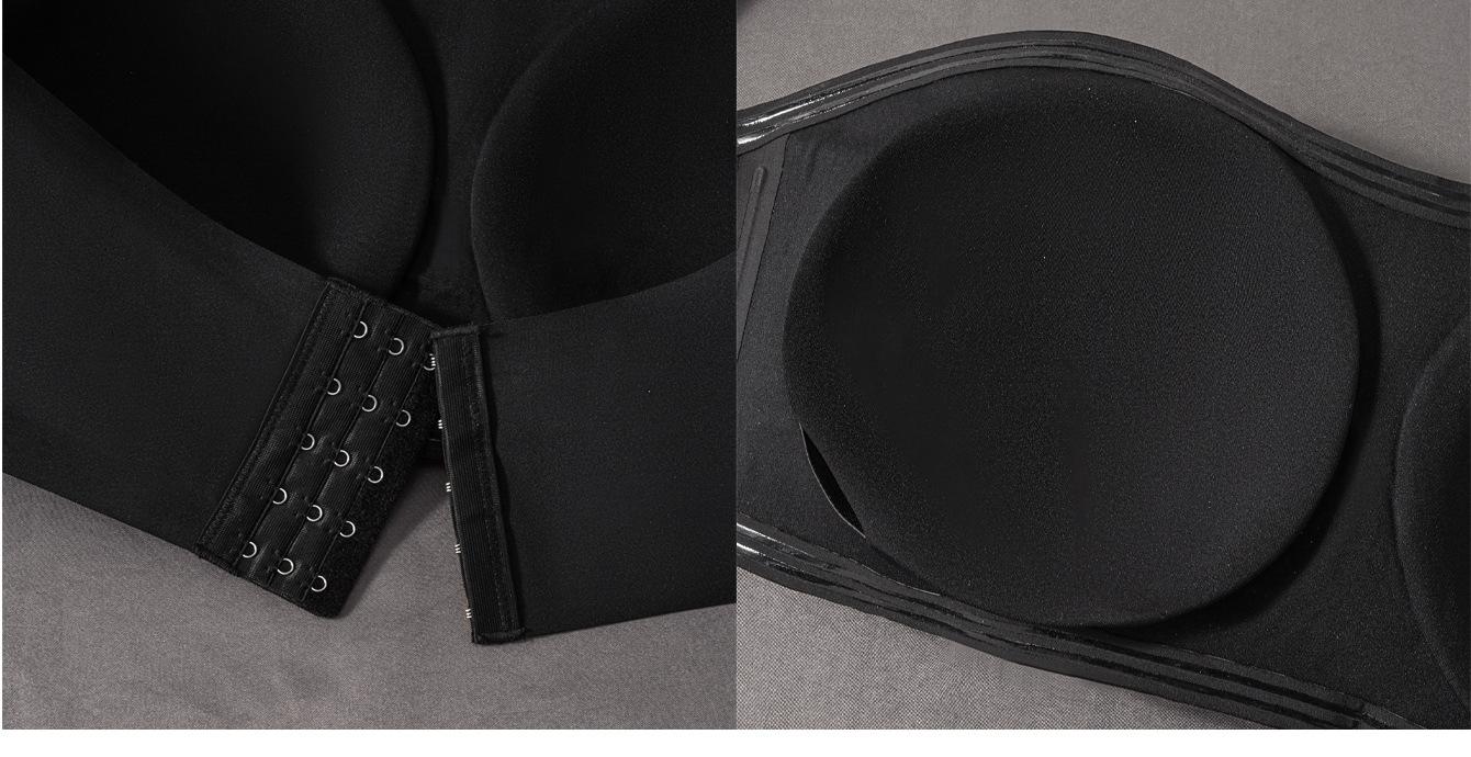 Plus Size Strapless Bandeau Bra, Non-Slip Wireless Support Tube Top for Curvy Women, Comfortable Seamless Bralette in White & Apricot Plus Size Strapless Bandeau Bra, Non-Slip Wireless Support Tube Top for Curvy Women, Comfortable Seamless Bralette in White & Apricot