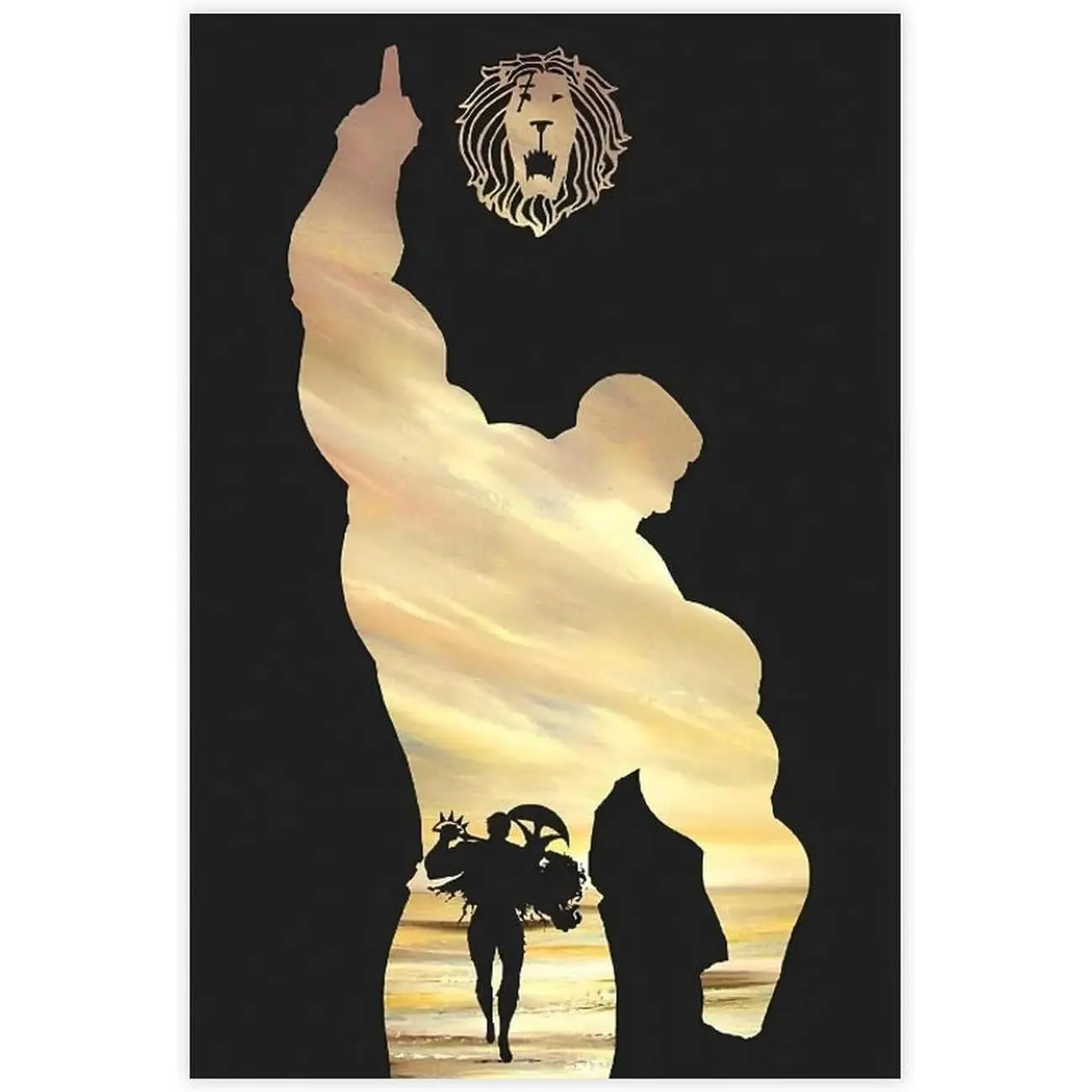 Escanor Lion Sin of Pride Canvas Poster Wall Art Prints Room Aesthetic Murals Bedroom And Living Decorations