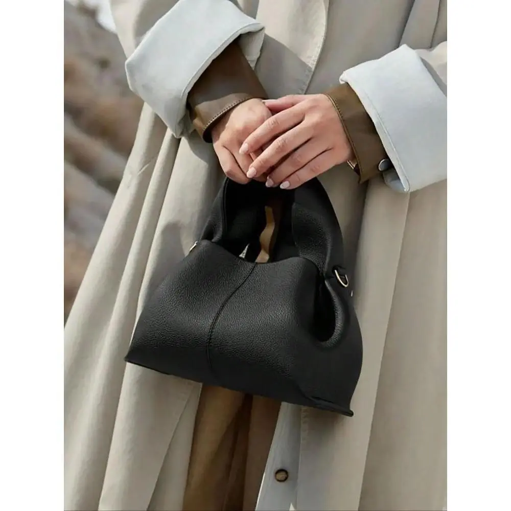 Women's Chic Solid PU Leather Crossbody Bag - Adjustable Hands-Free High-Quality Versatile Purse, Sports & Outdoor Daily Commute Casual Shoulder Accessory, Crossbody Bags For Women, Handbag, Elegant, Plain