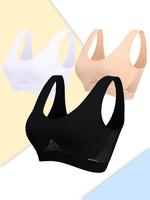 White + apricot + black.