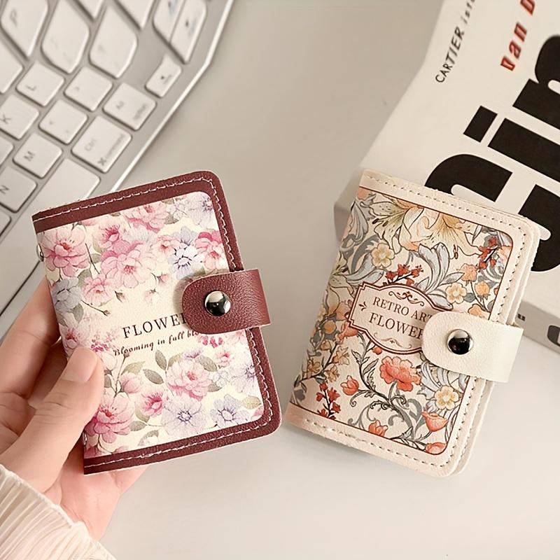 Women's Credit Card Holder Multi-Card Slot Card Holder Women's Exquisite Large Capacity Multi-Card Slot Compact Card Wallet Driver's License Integrated Bag Business Card Holder ID Card Holder