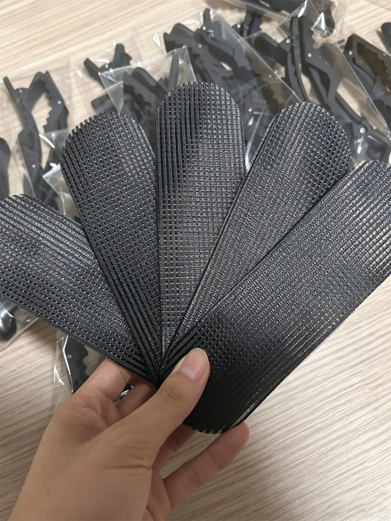5bags (1bag 2pcs)Reusable Anti-Slip Hair Gripper Separator Pads, Hair Sectioning Tool For Hair Extensions, Dyeing & Daily Hair Styling