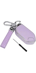 for Ford Key Fob Cover, TPU 3 Buttons Key Case Shell Full Protection for Ford Explorer Bronco Fusion Edge Sport Escape Bronco F150 Pink Car Key Cover with Keychain