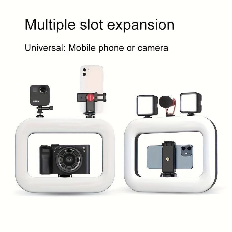 11 Inch Adjustable Ring Light with Phone Clip, Smartphone Vlogging Kit ...
