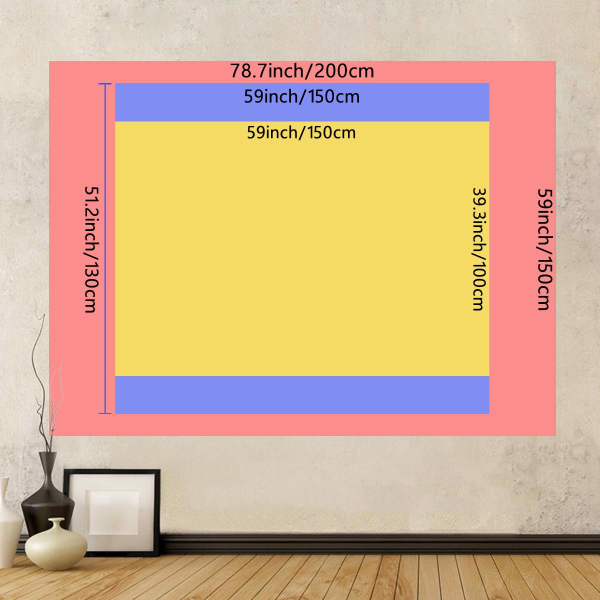 Modern Portrait Pattern Tapestry, Wall Tapestries, 1 Count Creative Wall Hanging Decor, Wall Decor for Living Room & Bedroom, Home Decor