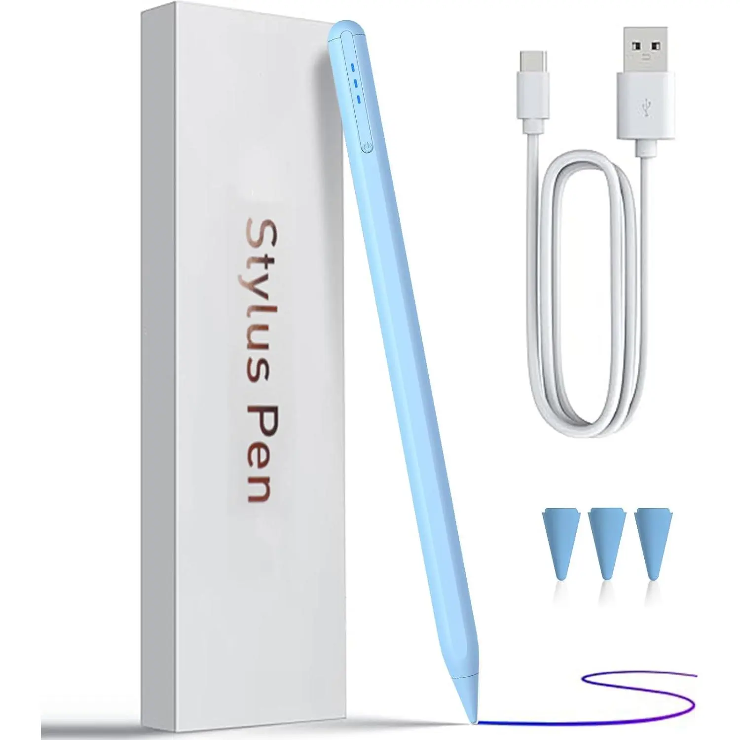 iPad  Pencil 9th&10th Generation, Stylus Pen for, Palm Rejection