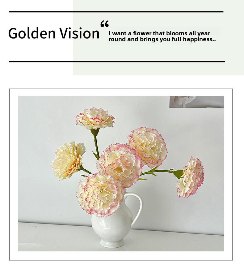 Artificial carnations, fake flowers for Mother's Day, Teacher's Day, room, bedroom, living room decoration, floral ornaments, photo props