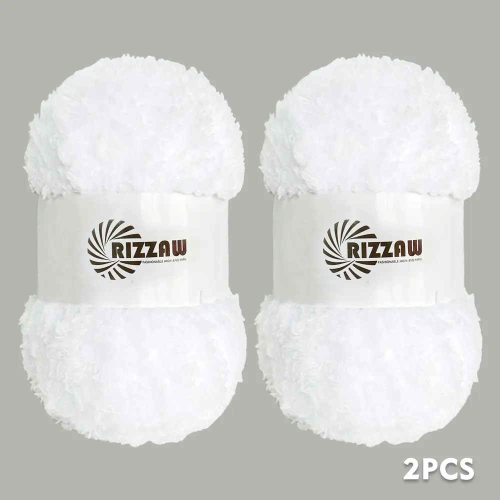 2pcs 100% Polyester Coral Fleece, Ideal for Knitted Scarves, Plush Dolls, Hats, DIY Holiday Gifts for Friends and Family