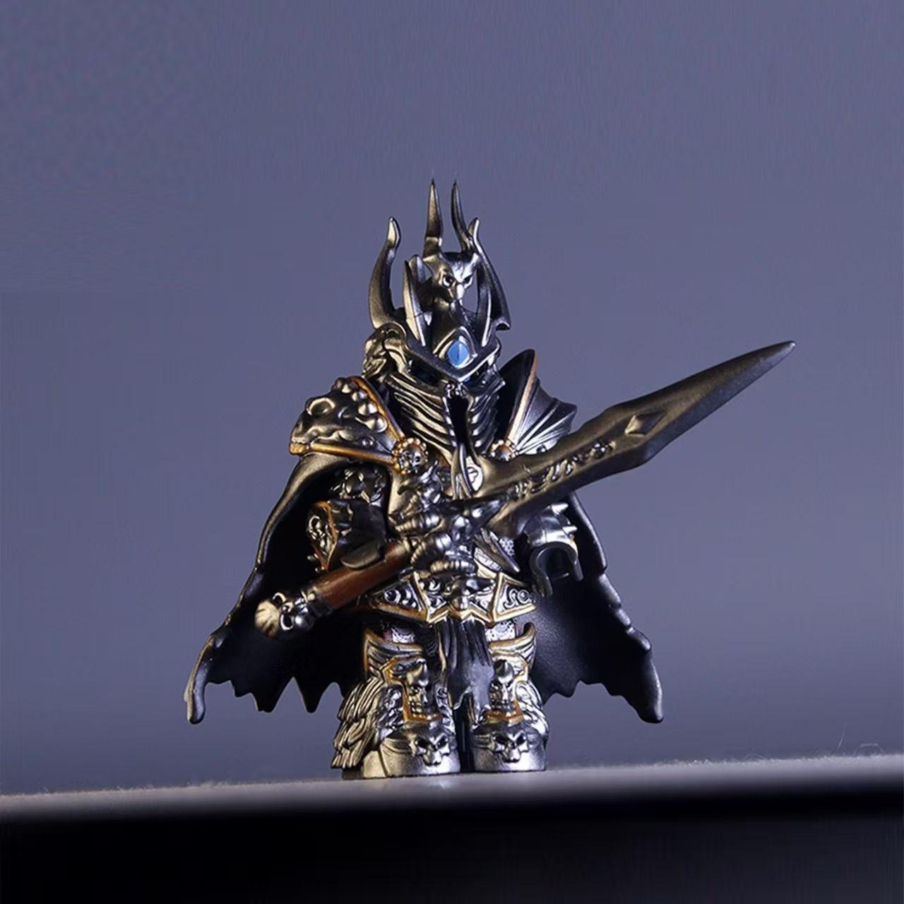 Lich King Medieval Round Table Knights building block Anime Sir Kay/Gaheris bricks Action Figure Collection Model Doll Toy Gifts