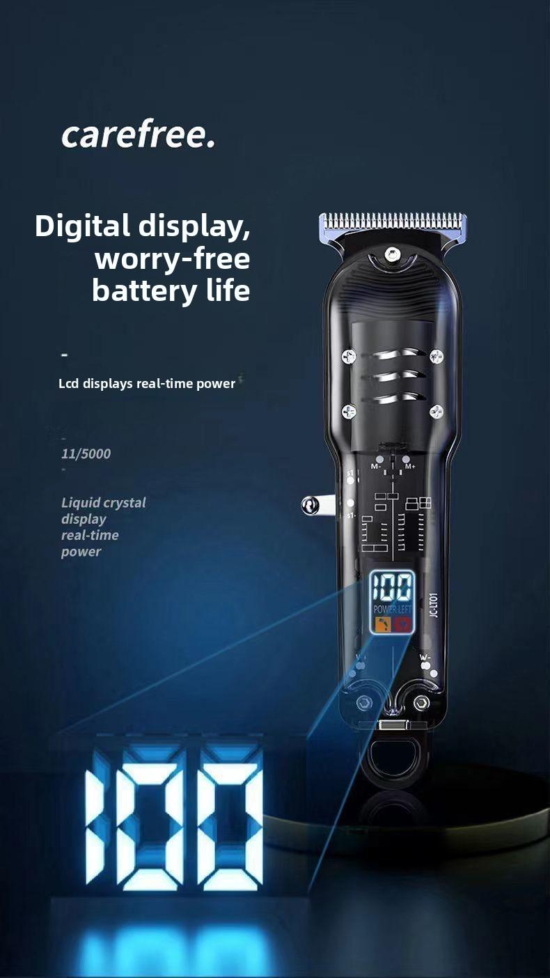 Hair clipper, electric trimmer, hair shaving machine, home-use hair clipper, professional salon-grade, rechargeable, cordless