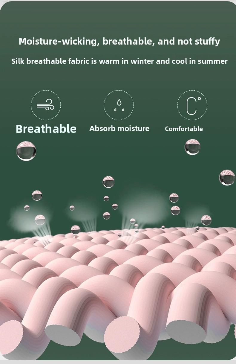 Simulated Silk Eye Mask Sleep Light Blocking Soft Breathable Unisex Lunch Break Relieve Eye Fatigue Non-Tightening Non-Pressing Sleep Aid