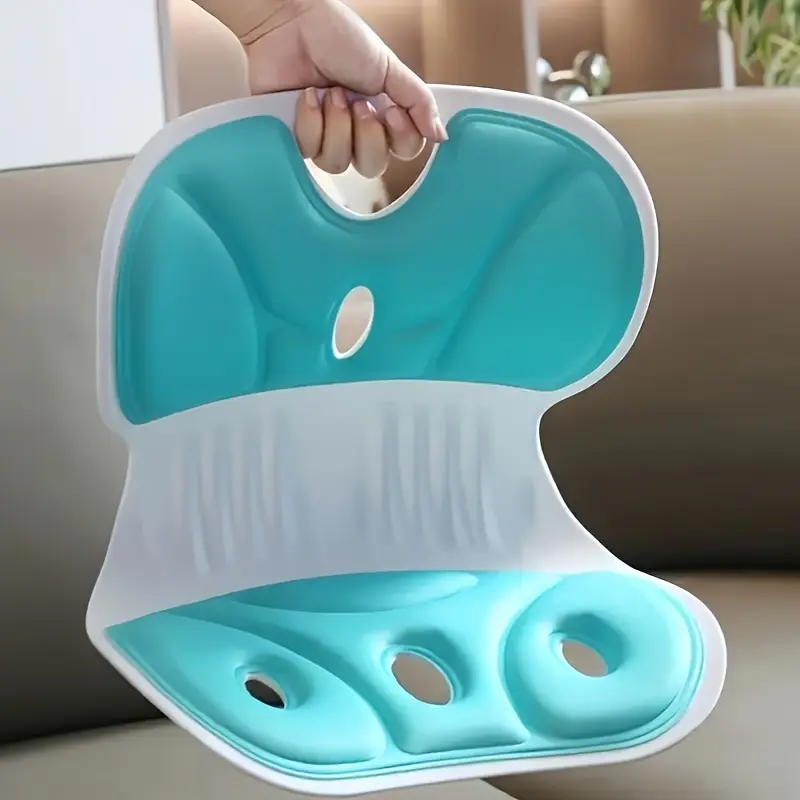 Ergonomic Waist Cushion with Spinal Support & Posture Correction, Breathable Waist Pad, Matching Comfortable Hip Pad, Easy to Clean