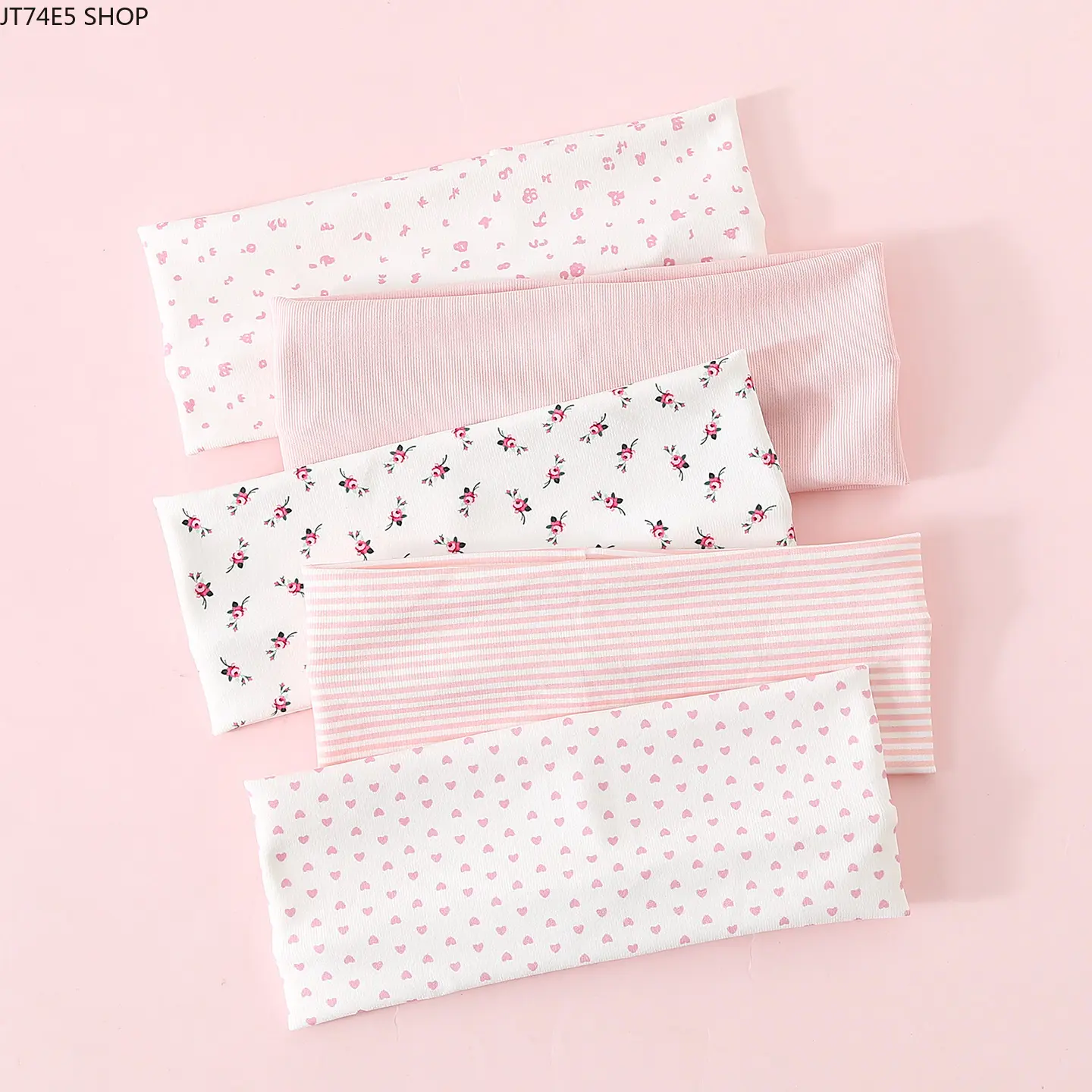 Popular Polyester Cotton Floral Sports Headband, Handmade DIY Decorative Floral Fabric Hair Band