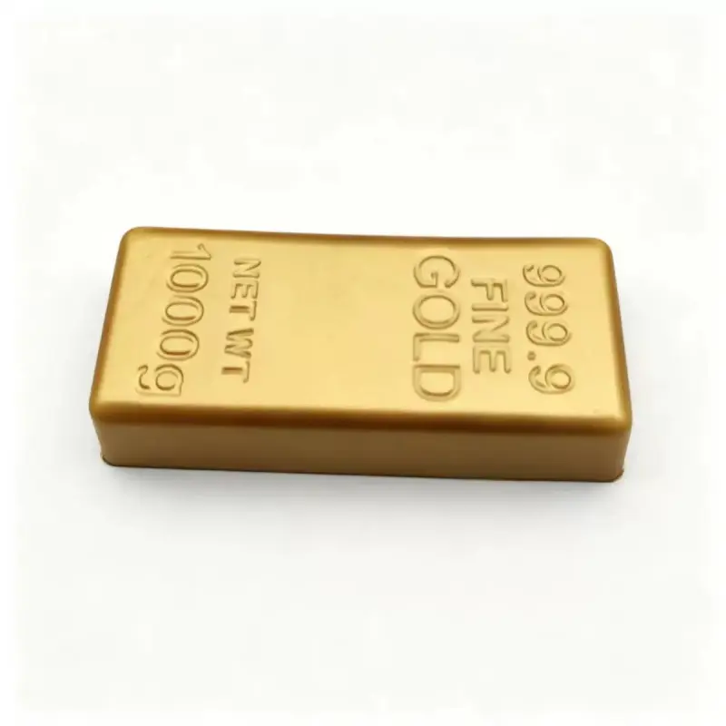 Gold Bar Squishy Fidget Toy – Realistic Simulation Gold Brick for Stress Relief, Super Soft & Slow-Rising Sensory Toy for Desk & Office, Fun Creative Gag Gift
