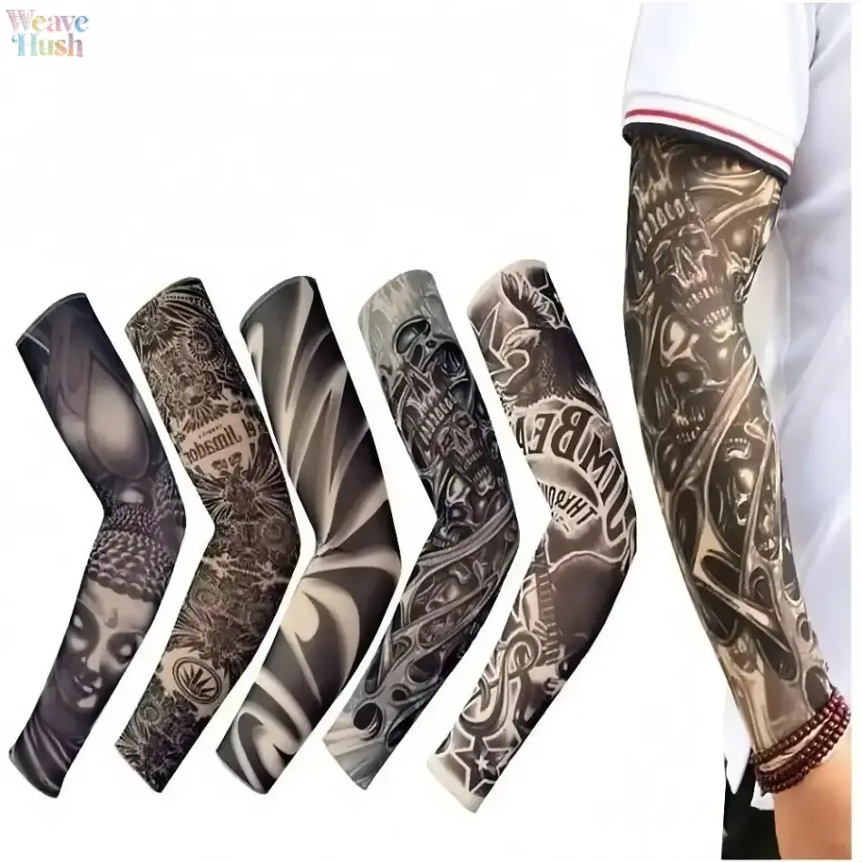 6‑Pack UV‑Protection Cooling Compression Arm Sleeves, Breathable Unisex Arm Covers, Stretch Sun‑Block Sport Accessories for Cycling, Driving, Camping & Everyday Outdoor Activities