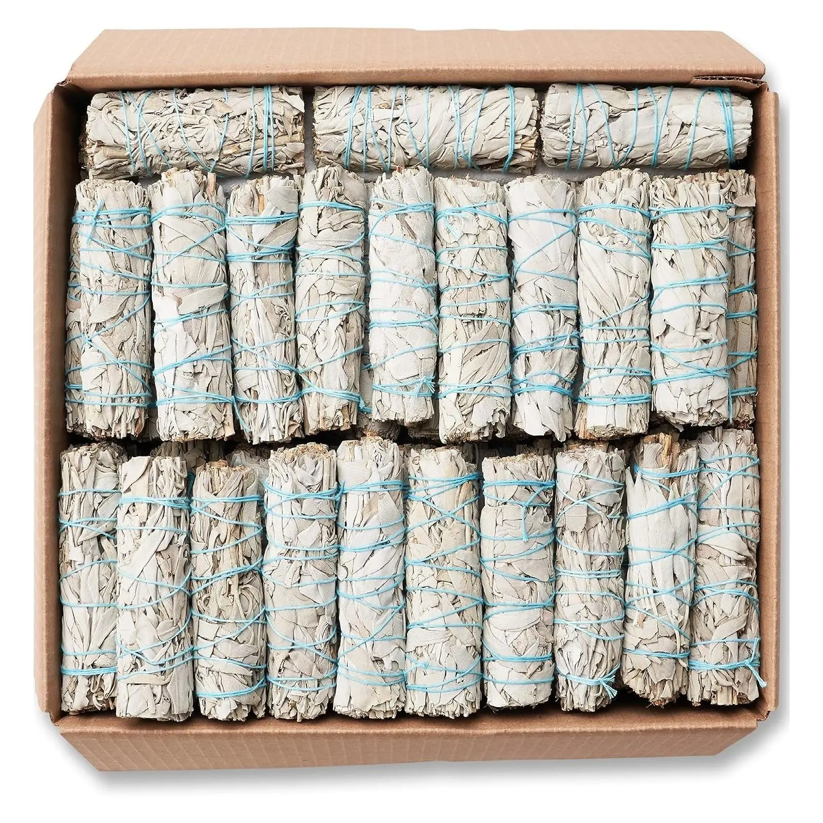 White Sage Smudge Sticks 4 Inch - 12 Pack Smudging Wands, Incense Sticks for Home Cleansing & Smudging KitGift