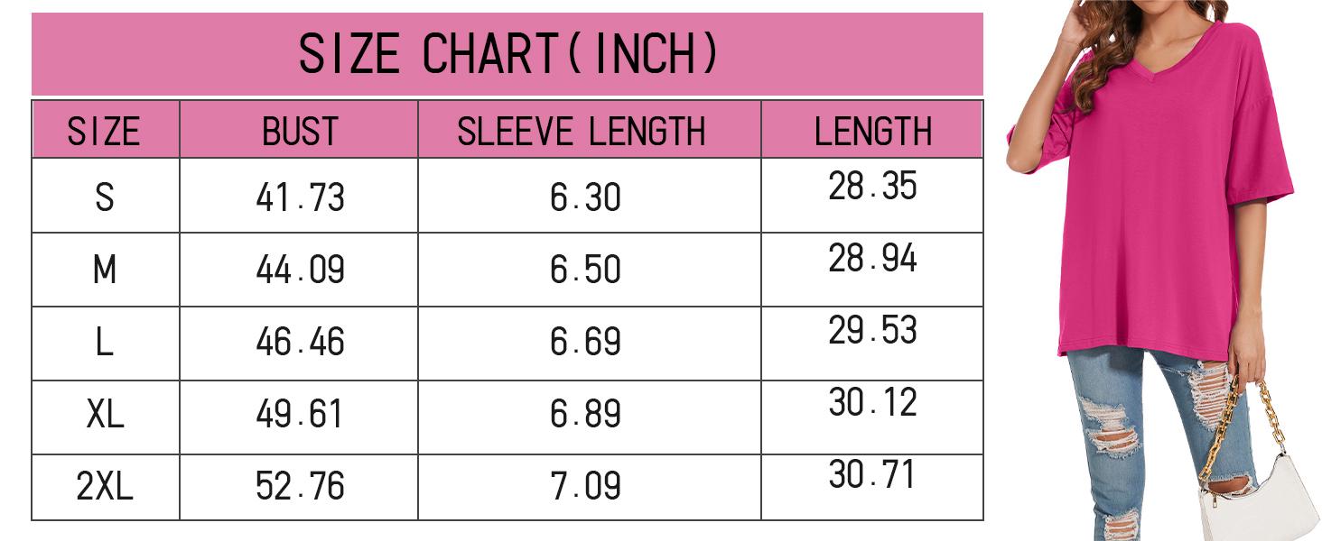 Women's T Shirts Oversized V Neck Striped Tees Half Sleeve Casual Comfy Cozy Cotton Tunic Tops Summer clothes