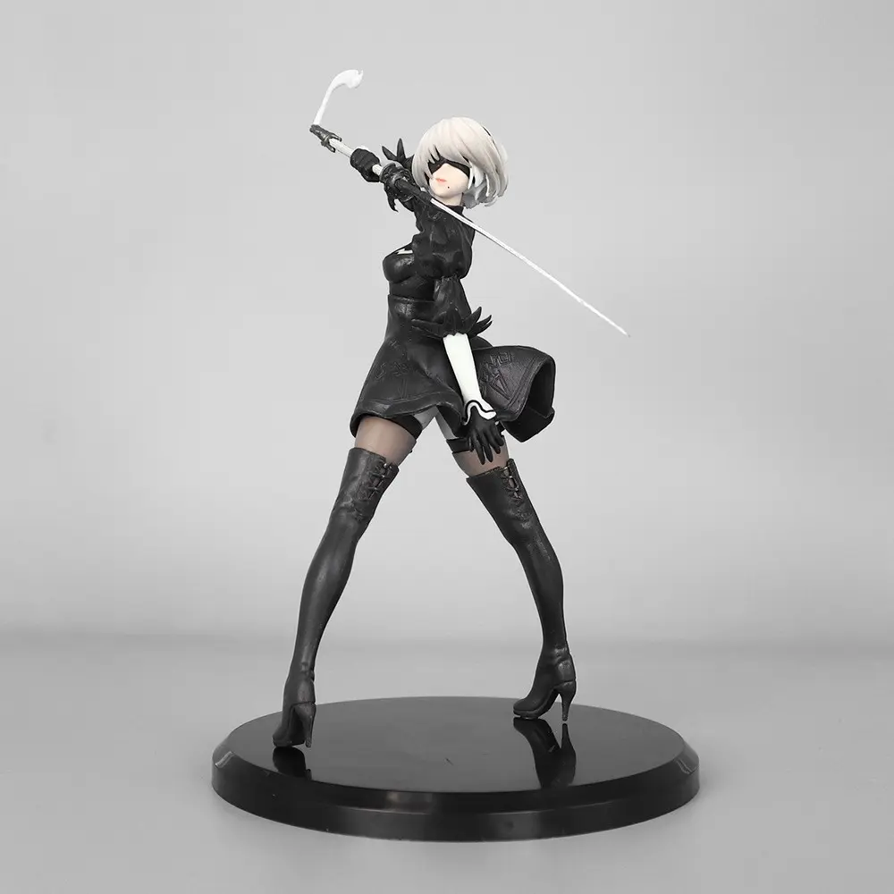 Nier: Automata 2b Handmade Model, Anime Figure Collectible, Car Decoration, High-Quality Detailing, Perfect Gift for Fans