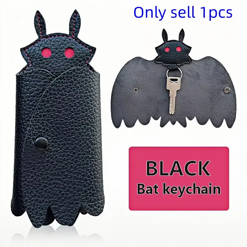 Batman Keychain, Halloween Funny Key Storage Bag, Gothic Moth Key Holder, Daily Use, Halloween Decoration, Halloween Gift