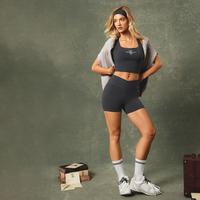 4.3” Biker shorts Charcoal