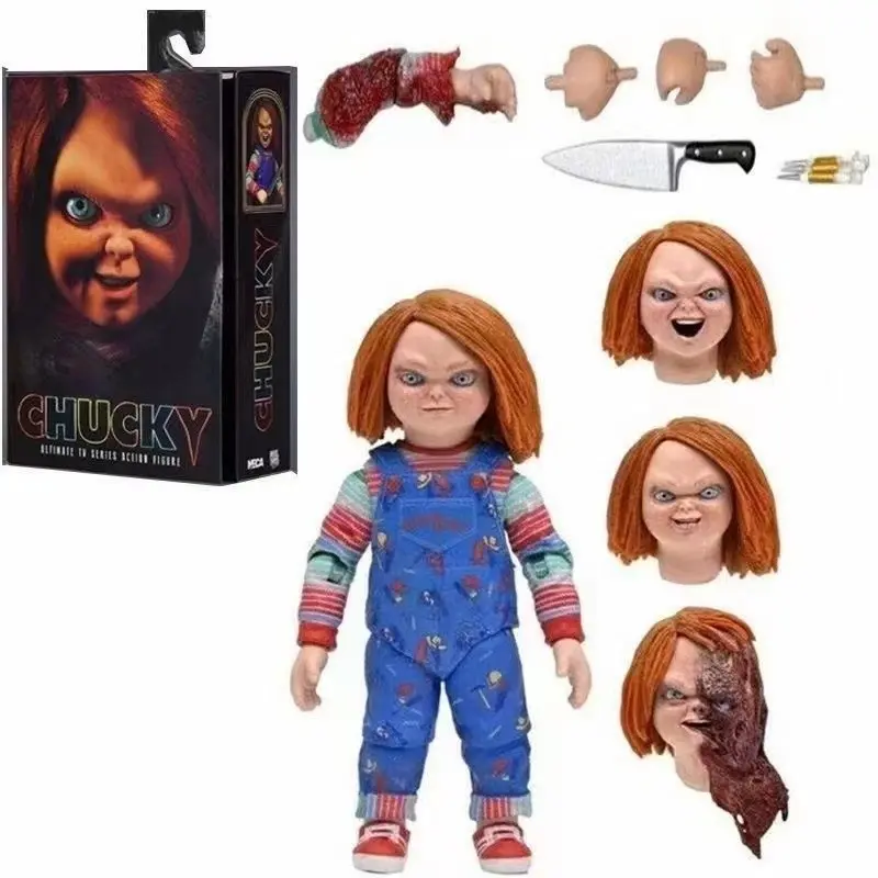 Neca Chucky Cult Deluxe Figure, Halloween & Easter Gift, Collectible Model, Party Prize, Horror Doll Statue, Perfect for Fans