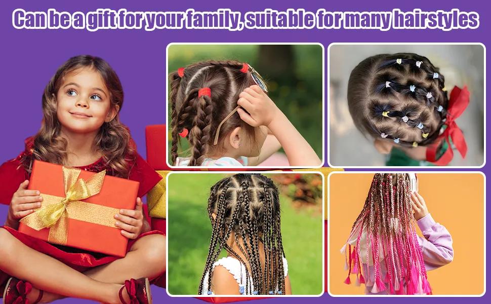 Small Hair Rubber Bands Set – 16 Styling Tools, 2000 Pcs Elastic Ties. Includes Hair Elastic Cutter. For Hair Accessories & Christmas Small Hair Rubber Bands Set – 16 Styling Tools, 2000 Pcs Elastic Ties. Includes Hair Elastic Cutter. For Hair Accessories & Christmas