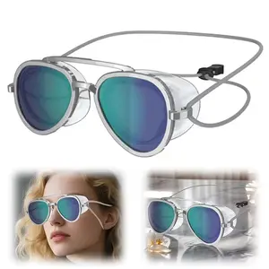 Adult Sunny G Mariner Mirror Swimming Goggles, 180° Panoramic Anti-Fog Lens, Waterproof UV Protection Swim Glasses for Pool Open Water Training sunglass
