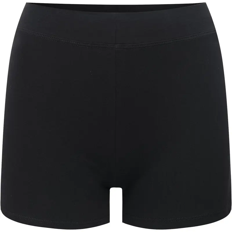 Girls Dance Shorts,Cotton Gymnastics Shorts Kids Athletic Biker Short Pants for Lounge Workout Volleyball Running Black