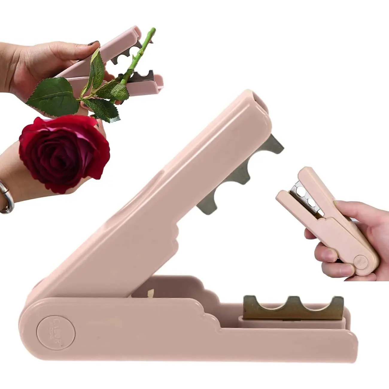 Rose Thorn Stripper Tool, 1 Pcs Thorn Remover for Roses Quick Flower Stem Cutter Efficient Rose Dethorner for DIY Floral and Gardening