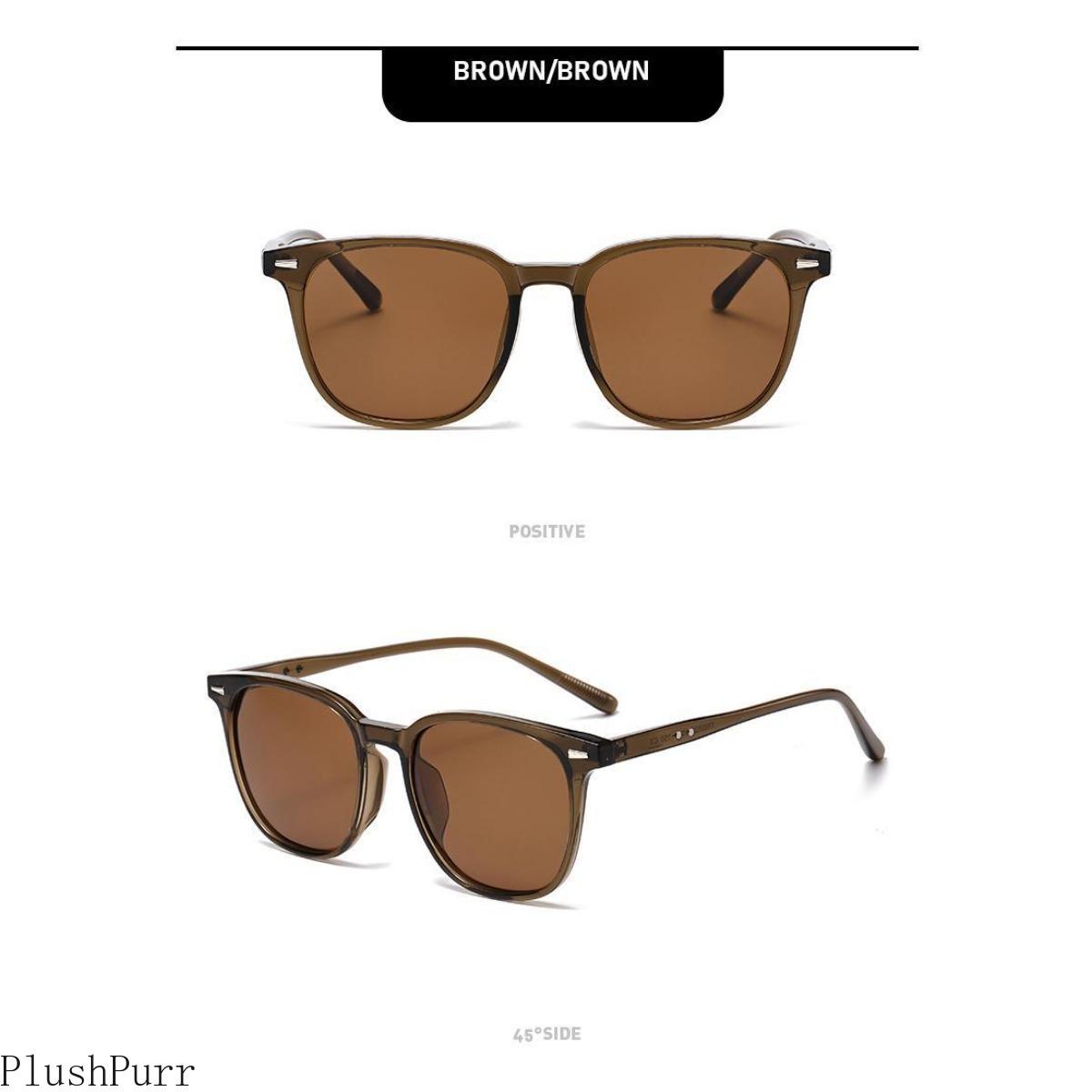 4-Pack Ultra Light Square Sunglasses for Women & Men – Face-Flattering Design, Trendy Natural Color Palette, UV400 Protection & Comfortable Wear for Daily Life, Outdoor Activities